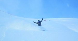 Planche snowboard pour poudreuse