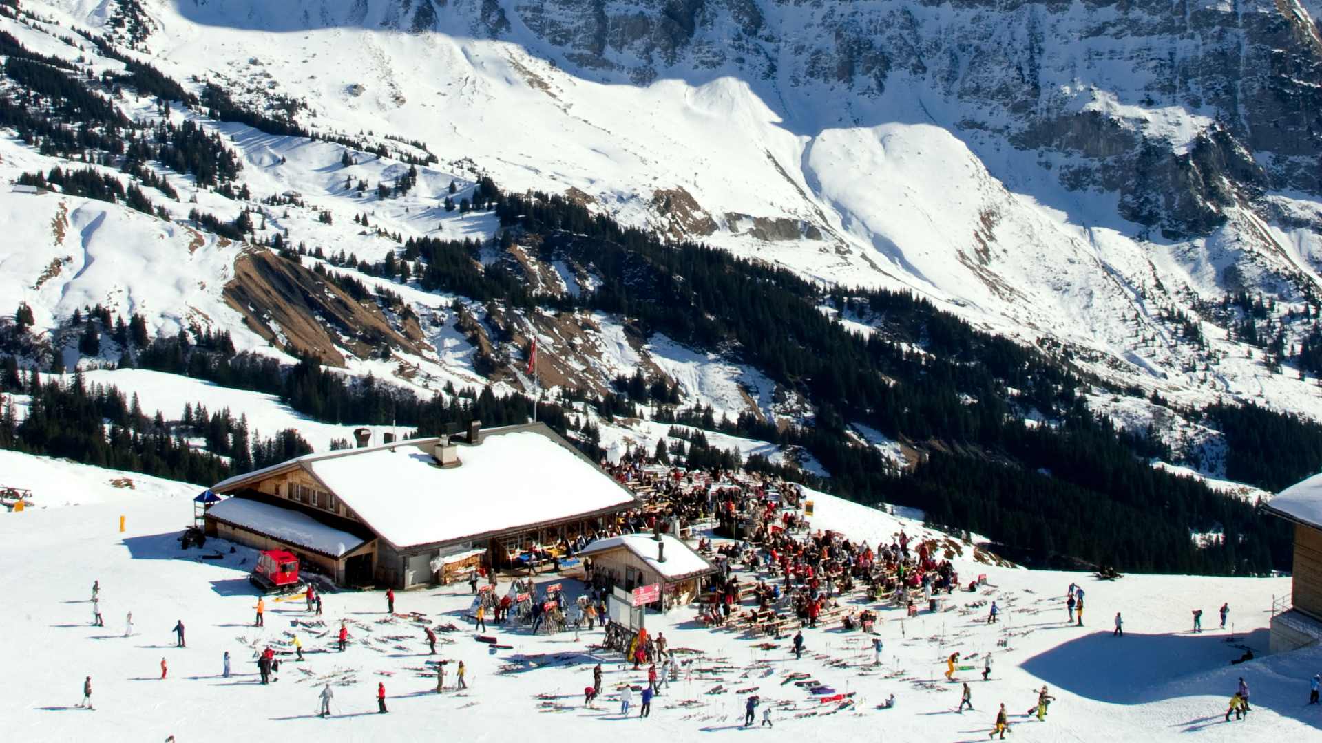 Restaurant sur les pistes de ski