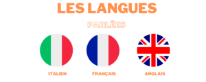 Les langues parlées à l'indiana forest (italien, français et anglais)