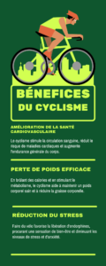 liste de bénéfice du cyclisme