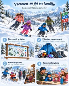 organiser vacances ski famille